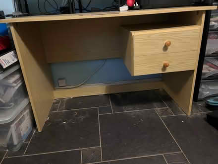 Photo of free Desk with two drawers (Ashingdon SS4) #1