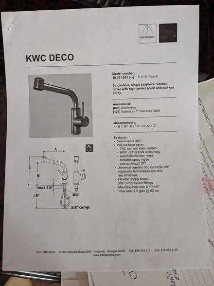 Photo of free KItchen faucet (Teele Sq, Somerville) #1