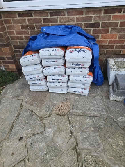 Photo of free 17 Bags Of Cement And A Large Bag Of Sand (CT9) #2