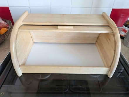 Photo of free Wooden Bread Bin (Barkham RG41) #2