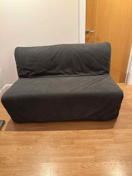 Photo of free IKEA Lycksele Lövås 2 Seat Sofa Bed With Cover - Vansbro Dark Grey (Tregynon SY16) #1