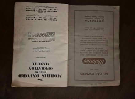 Photo of free Morris Oxford Series II Operation Manual (Romford RM1) #4