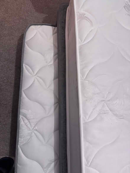 Photo of free Guest trundle bed single/double with mattresses, grey (Fareham PO16) #4