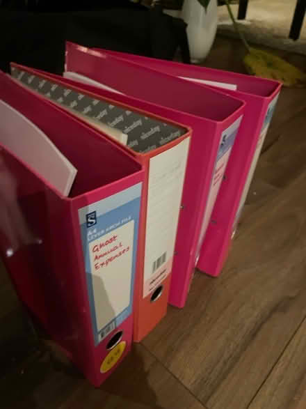 Photo of free Lever arch files & dividers (Cookham Rise SL6) #1