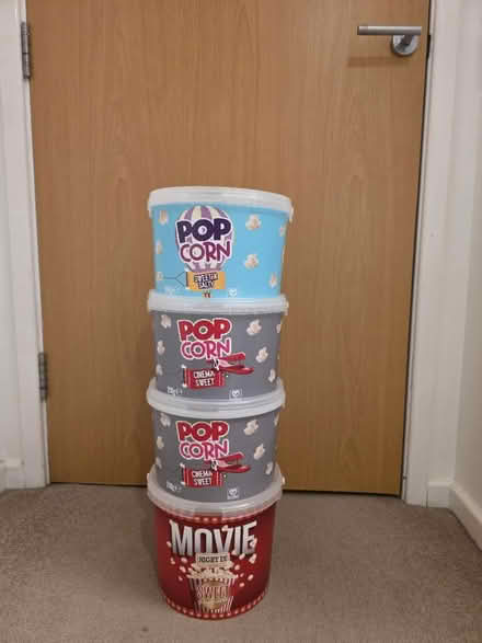 Photo of free Empty Popcorn Containers (Central Lancaster, LA1) #1