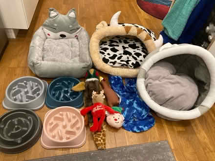 Photo of free Small Puppy/cat beds + other stuff (CR5 Coulsdon) #1