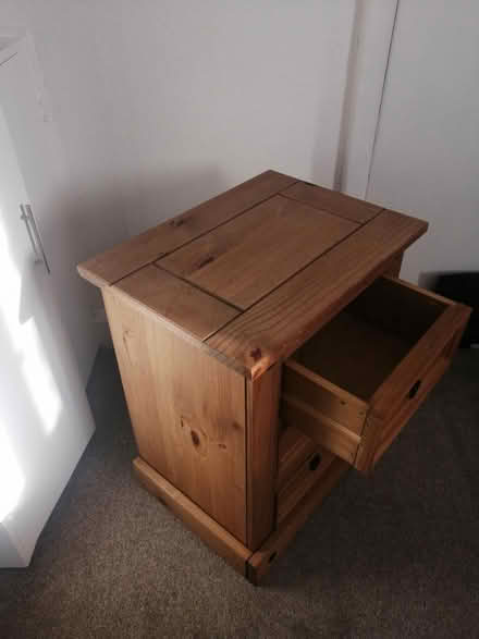 Photo of free real wood drawers/bedside cabinet (Chaddesden. Derby.) #3
