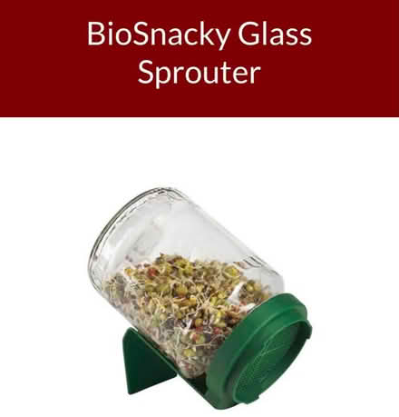 Photo of free Biosnacky sprouter/jar (Warden Hill GL51) #1