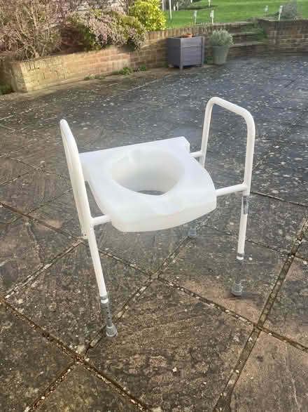 Photo of free Raised Toilet seat plus grip handle (Garsington OX44) #3