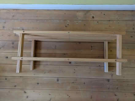Photo of free 2 Wooden Shoe Racks (Barkham RG41) #2