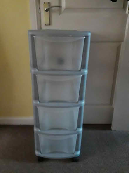 Photo of free 4 Drawer Grey Plastic Unit (Frampton Cotterell BS36) #1