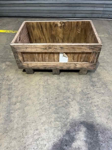 Photo of free Large wooden storage boxes (Beccles NR34) #1