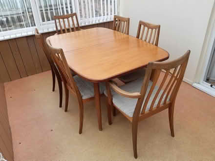 Photo of free G Plan dining table and chairs (Orpington BR6) #1