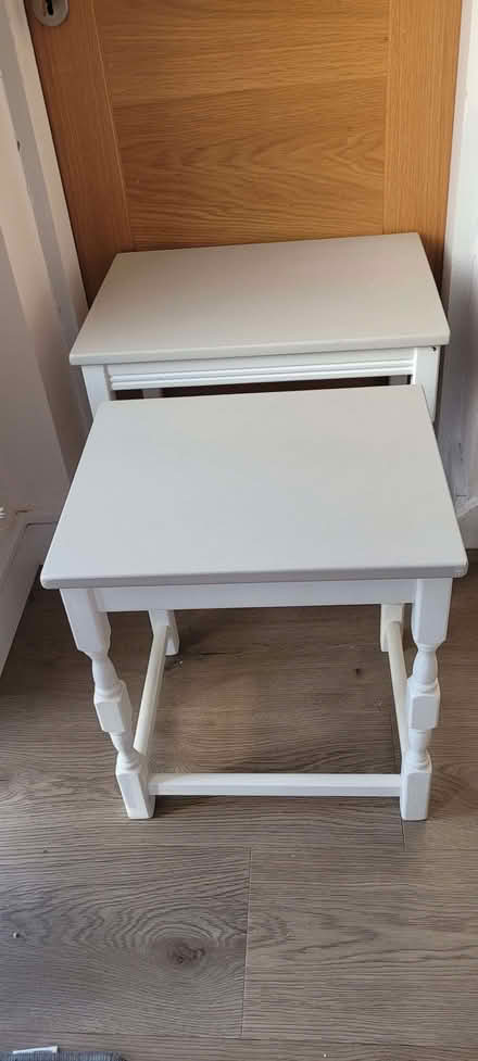 Photo of free Nest of 2 Wooden Tables (Dinnington S25) #2