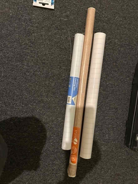 Photo of free 3 rolls of sticky back plastic film (Norbiton KT2) #1