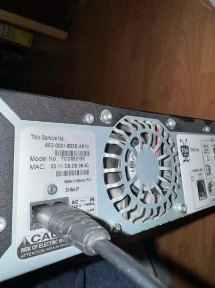 Photo of free TiVo HD (Newark - Cedar/Stevenson) #1