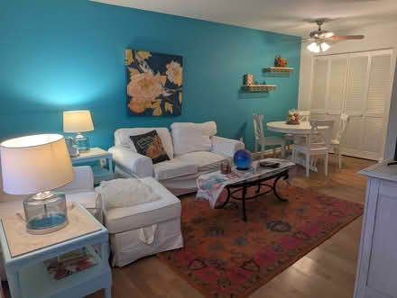 Photo of free Love Seat and Chair with Ottoman (Bedminster, NJ) #1