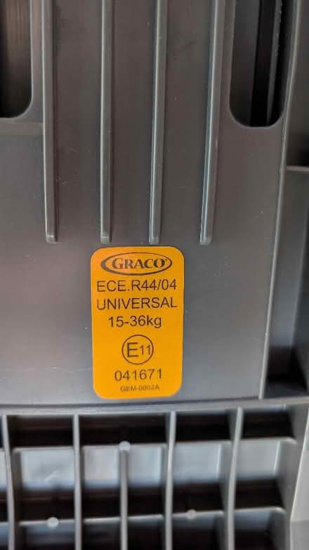 Photo of free Graco high back booster seat. (Woodmancote GL11) #2