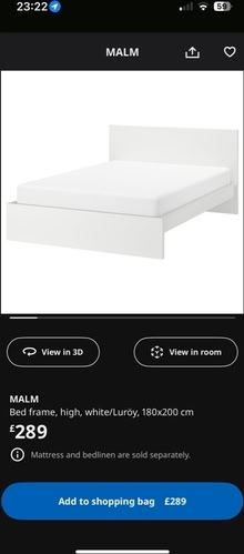 Photo of free Ikea Malm Super King Bed and Mattress (Worle BS22) #1