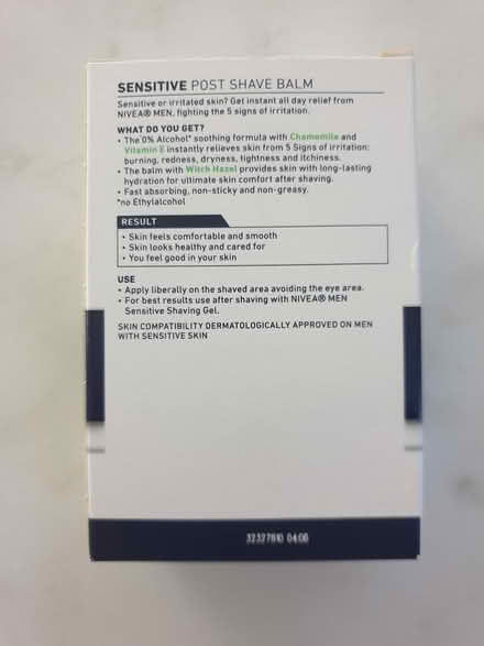 Photo of free NIVEA Post-shave Balm 100ml NEW (ME16 - Allington) #4