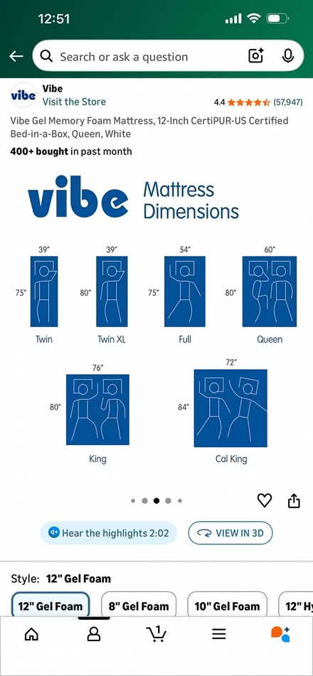 Photo of free Queen Mattress (Washington DC) #2