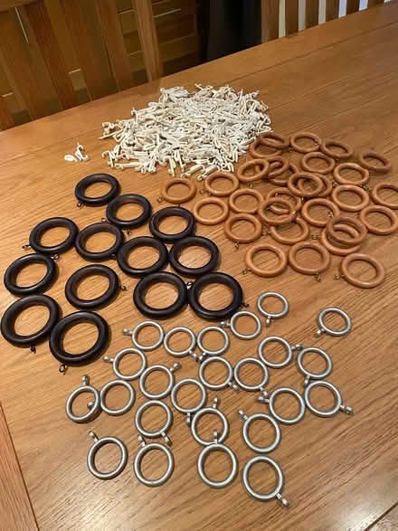 Photo of free Curtain rings for poles (Kidsgrove) #1
