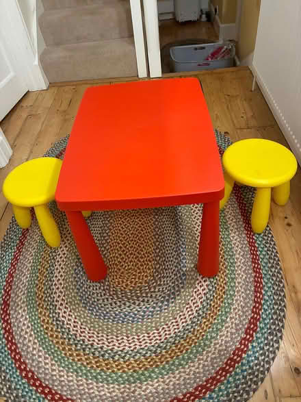 Photo of free IKEA toddler table and stools (Summertown OX2) #1