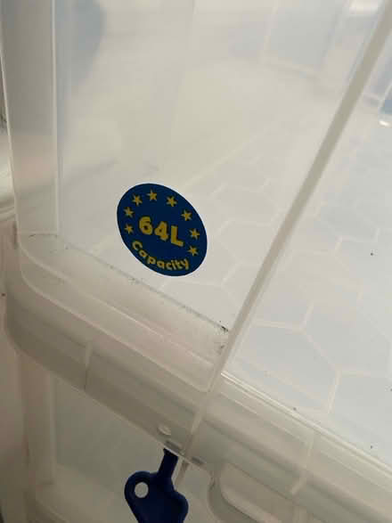 Photo of free 4x 64 L storage boxes (N4 1AD) #3