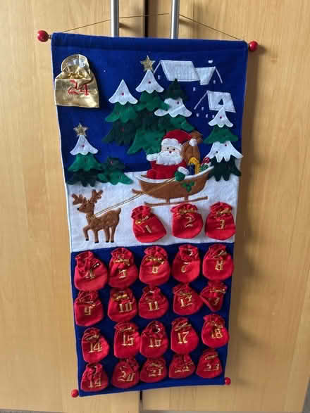 Photo of free Advent pouches on banner (Southport PR8) #1