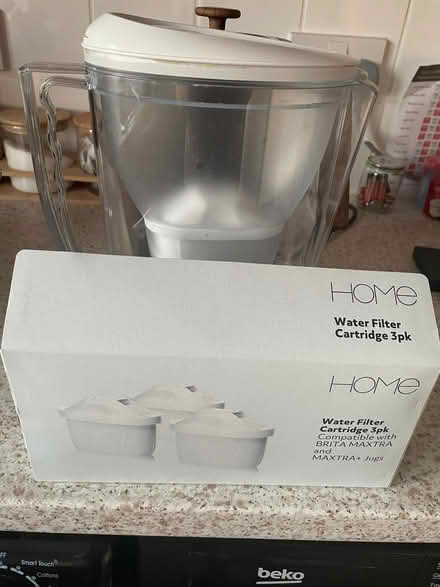 Photo of free Brita style jug and filters (Thringstone LE67) #1