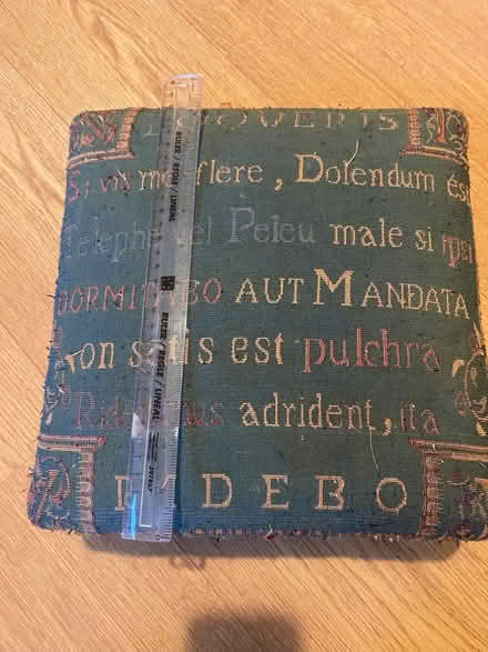 Photo of free Footstool needing TLC (Fairfield LA1) #2