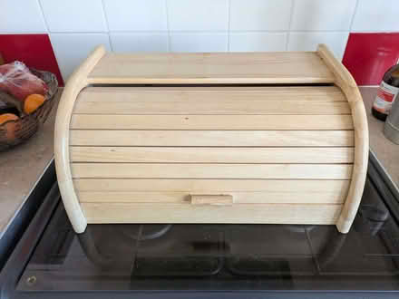 Photo of free Wooden Bread Bin (Barkham RG41) #1