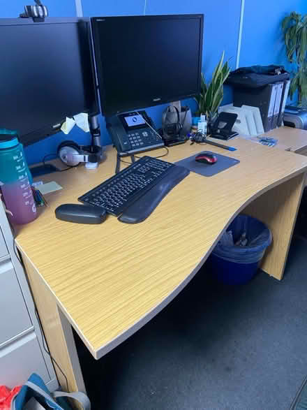 Photo of free Waved office desks (Nr East India E14) #1