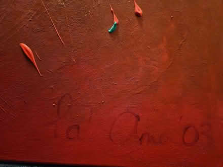 Photo of free Large Original Painting on canvas (West Green N17) #3