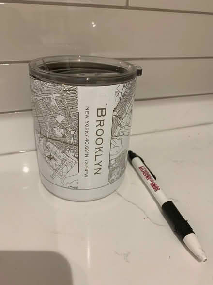 Photo of free Water cup with lid (St. Clair & Victoria Park) #1