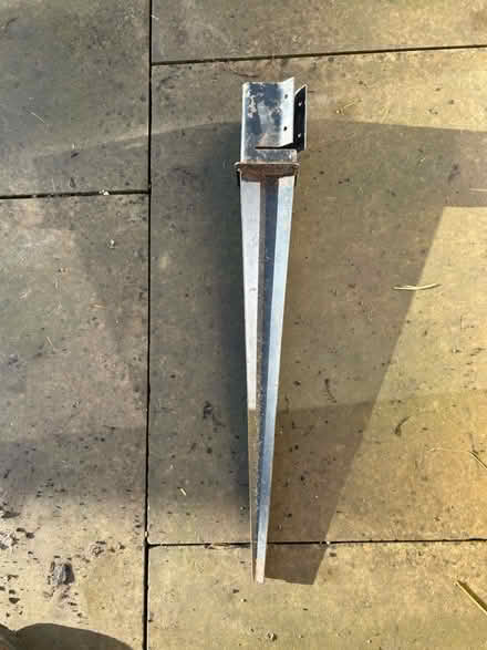 Photo of free 1 metal ground spike for 8 x 8 post (Florence Park OX4) #2
