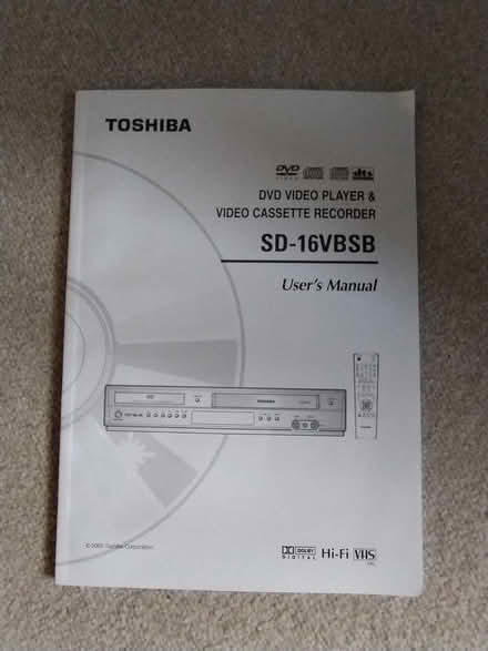 Photo of free Toshiba DVD and Video player (Maidstone ME14) #2