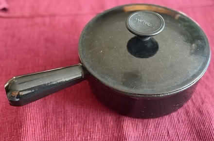 Photo of free Small Cast Iron Saucepan with Lid (Cupertino - DeAnza and 280) #1