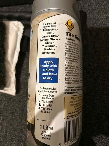 Photo of free Tile sealer (Norbiton KT2) #2