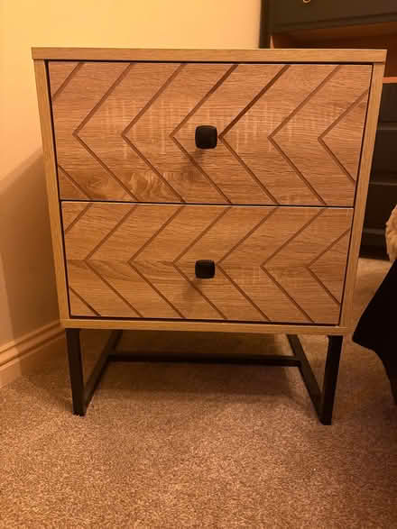Photo of free Bedside cabinet and dressing/console table (Blackness DD1) #2