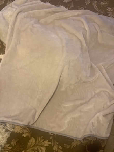 Photo of free Grey Plush Throw (Highams Park E4) #1