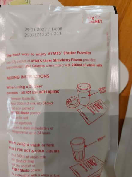 Photo of free Medicinal nutritional shake powder (Wildridings RG12) #2