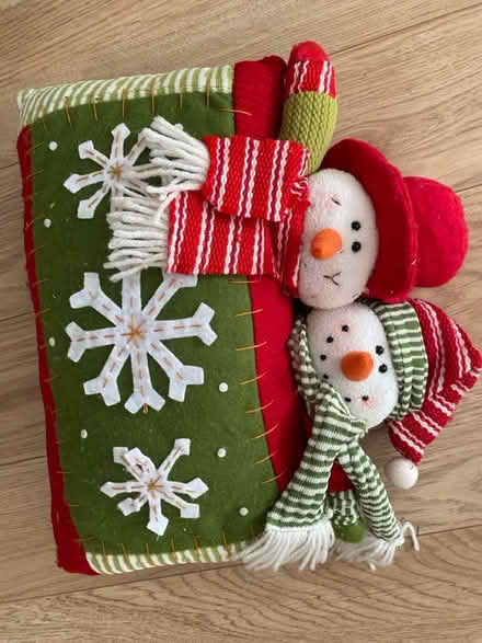 Photo of free Christmas cushion (GL3 Churchdown) #1