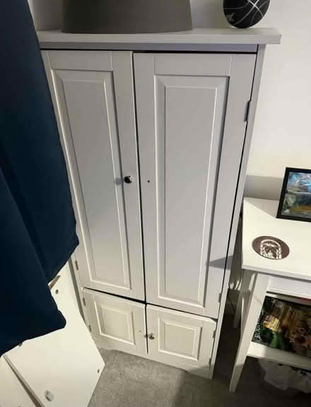 Photo of free Small White Cupboard (Sandy SG19) #1