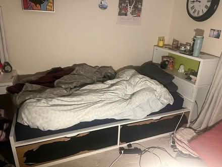 Photo of free 2 single beds with storage (Howth Dublin) #1