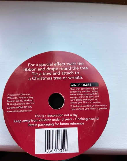 Photo of free Foil Ribbon (Hucclecote GL3) #3