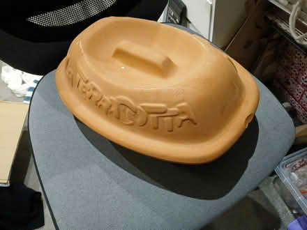 Photo of free Clay casserole dish (LU1. Caddington) #1