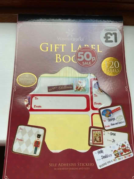 Photo of free Gift Label Book (Hucclecote GL3) #1
