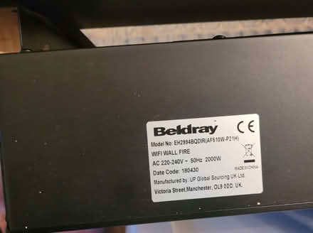 Photo of free Wall hung electric fire (Kinson Village Green Stocks BH10) #1