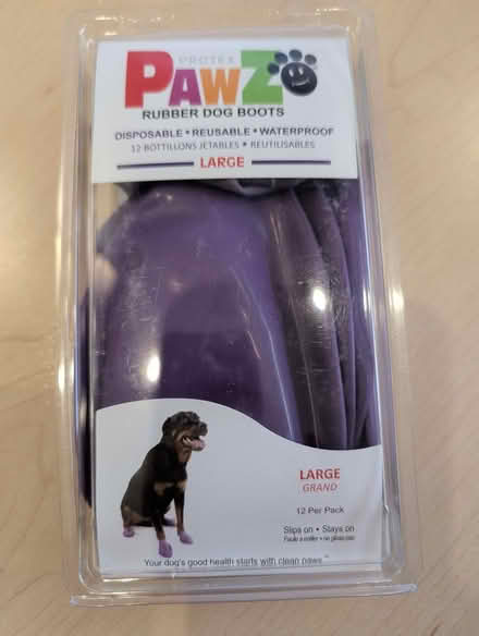 Photo of free Pawz waterproof dog boots (L) (Larkspur) #1